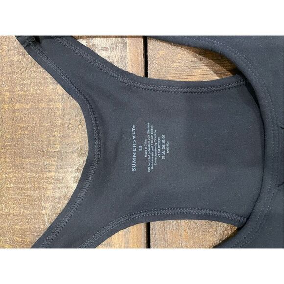 NWT Summersalt The Midi Sports Bra Black Size 14 - Picture 5 of 6